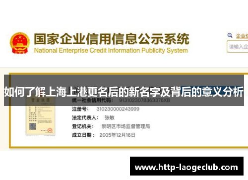 如何了解上海上港更名后的新名字及背后的意义分析