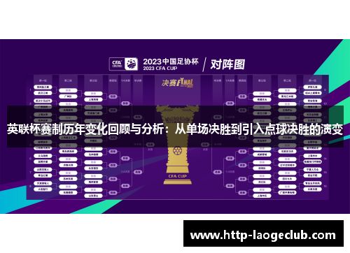 英联杯赛制历年变化回顾与分析：从单场决胜到引入点球决胜的演变